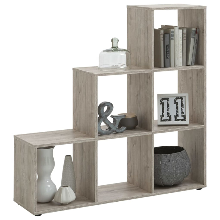 FMD Kamerverdeler met 6 vakken 104,3x32,6x106,5 cm zandeikenkleurig MeubelReus