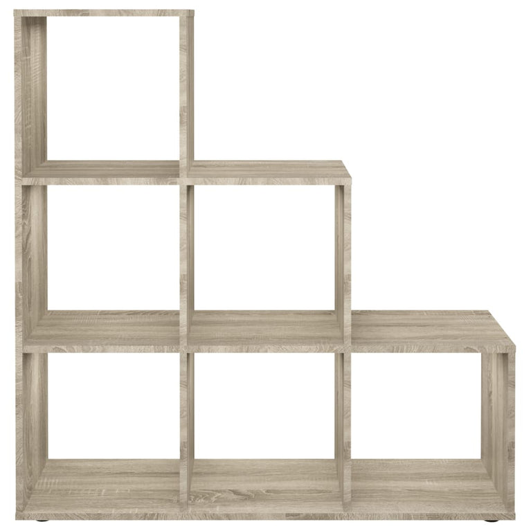 FMD Kamerverdeler met 6 vakken 104,3x32,6x106,5 cm zandeikenkleurig MeubelReus
