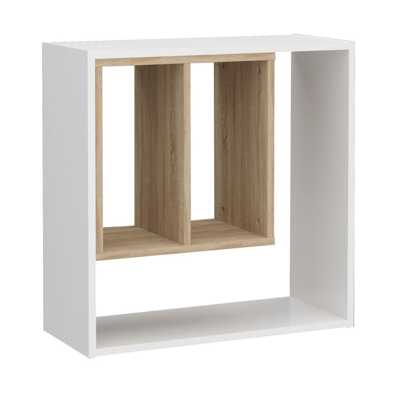 FMD Wandschap met 3 open vakken 58,3x24,4x58,6 cm MeubelReus