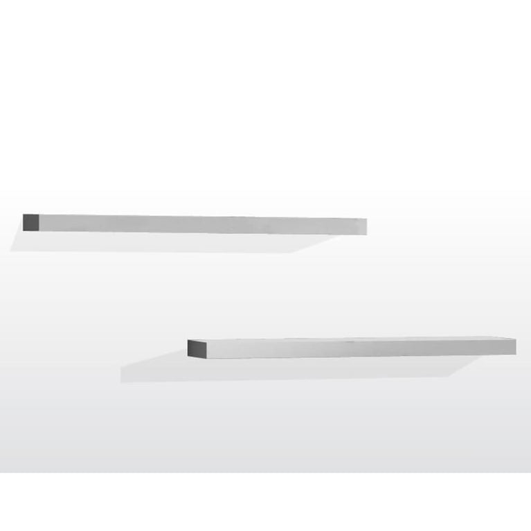 Vipack Wandschappen 2 st Lara hout wit MeubelReus