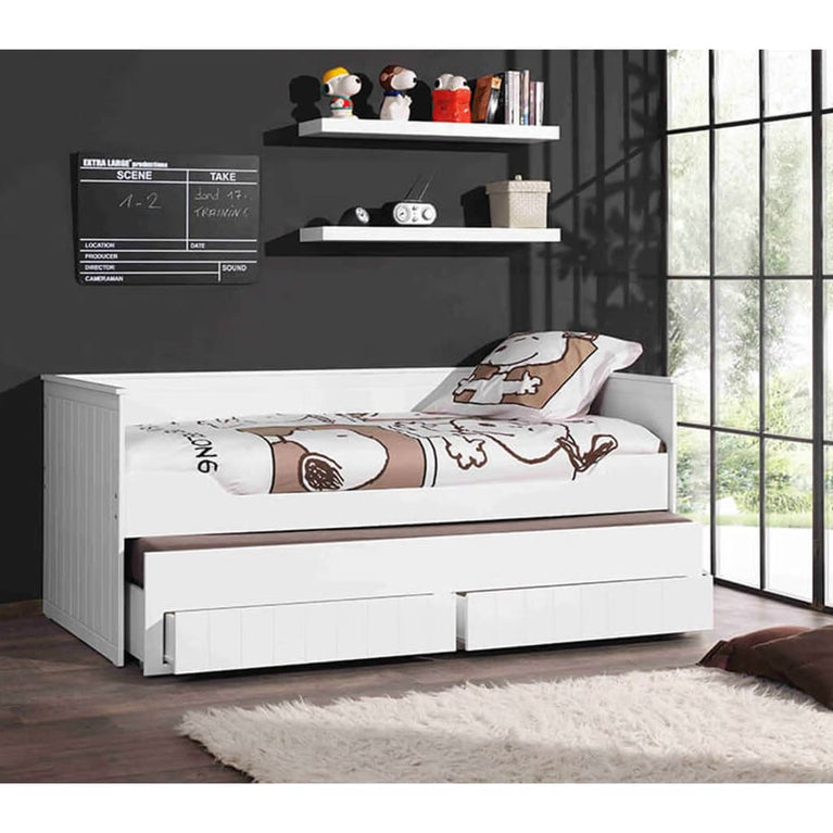 Vipack Wandschappen Robin 2 st hout wit MeubelReus