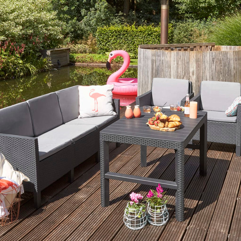 Keter Tuintafel Lyon grafietkleurig 232300