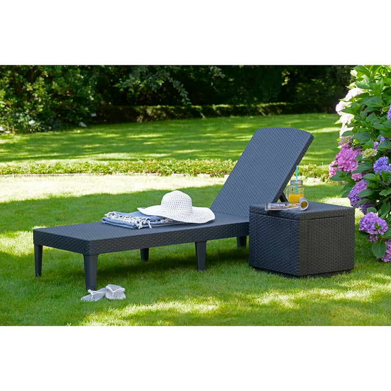 Keter Ligbed Jaipur grafietkleurig 235162