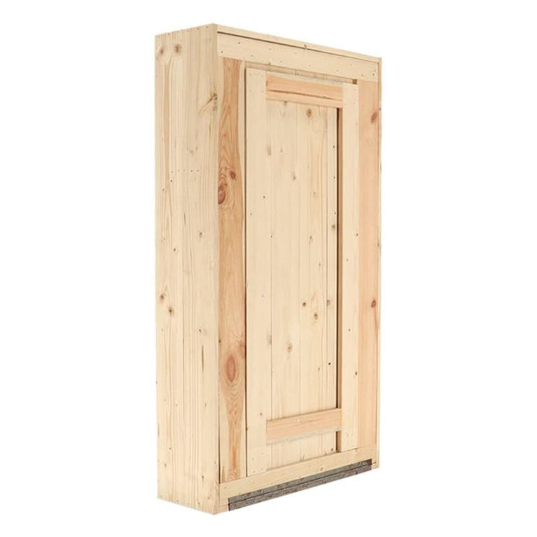 Esschert Design Wandbar met neerklapbaar schap L naturel MeubelReus