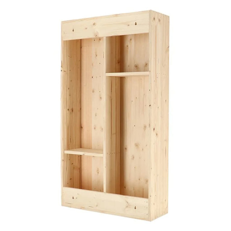 Esschert Design Wandbar met neerklapbaar schap L naturel MeubelReus