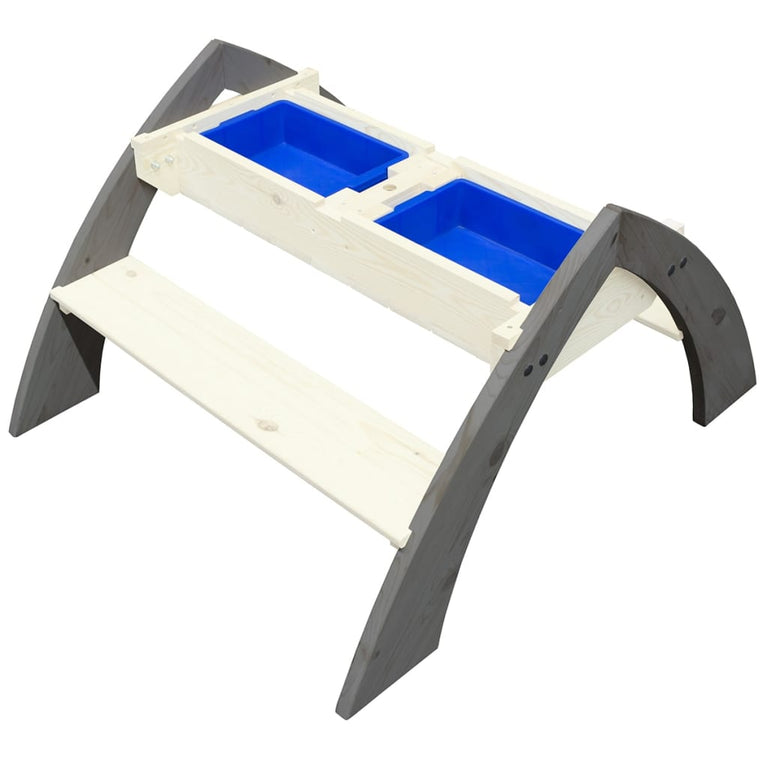 AXI Picknicktafel voor kinderen Delta grijs en wit A031.023.00 MeubelReus