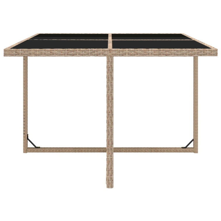 9-delige Tuinset met kussens poly rattan beige MeubelReus