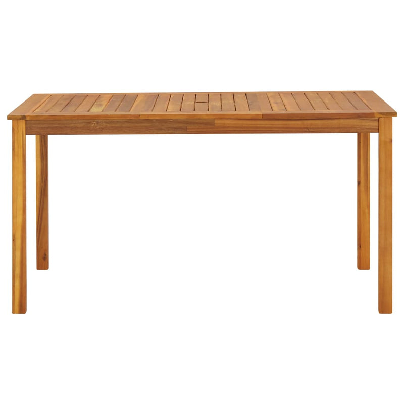 Tuintafel 140x80x74 cm massief acaciahout MeubelReus