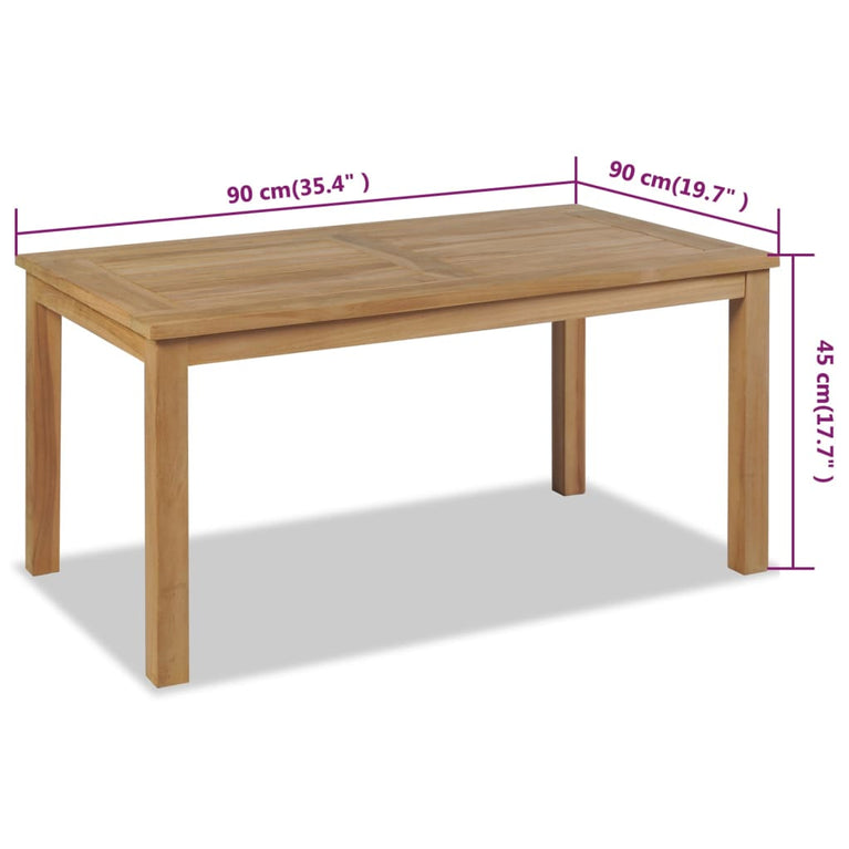 Salontafel 90x50x45 cm teakhout MeubelReus