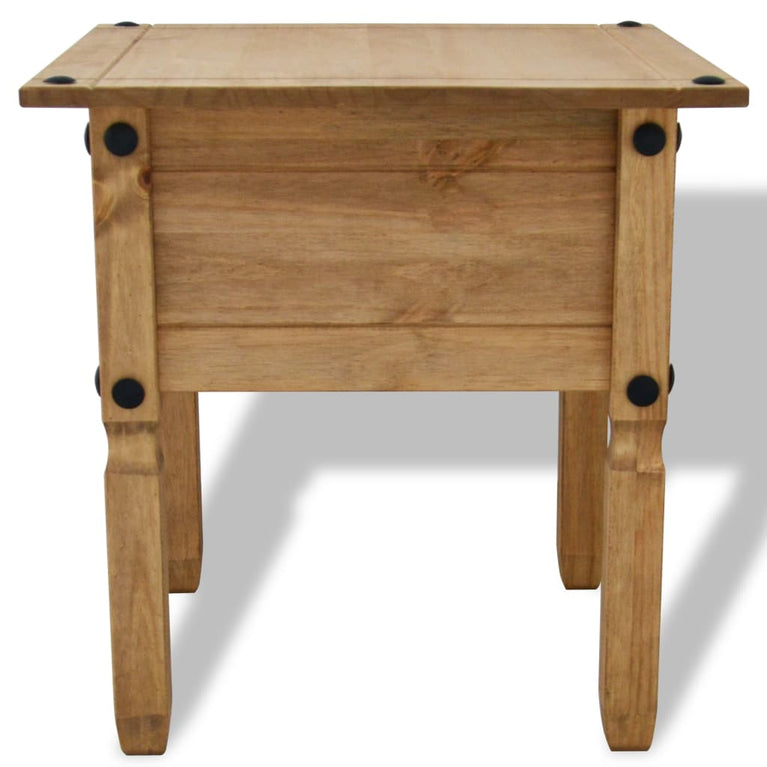 Bijzettafel Mexicaans grenenhout Corona-stijl 53,5x53,5x55 cm MeubelReus