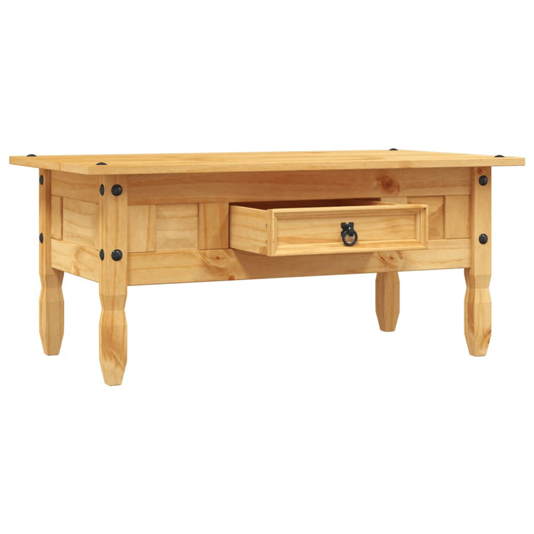 Salontafel Mexicaans grenenhout Corona-stijl 100x60x45 cm MeubelReus