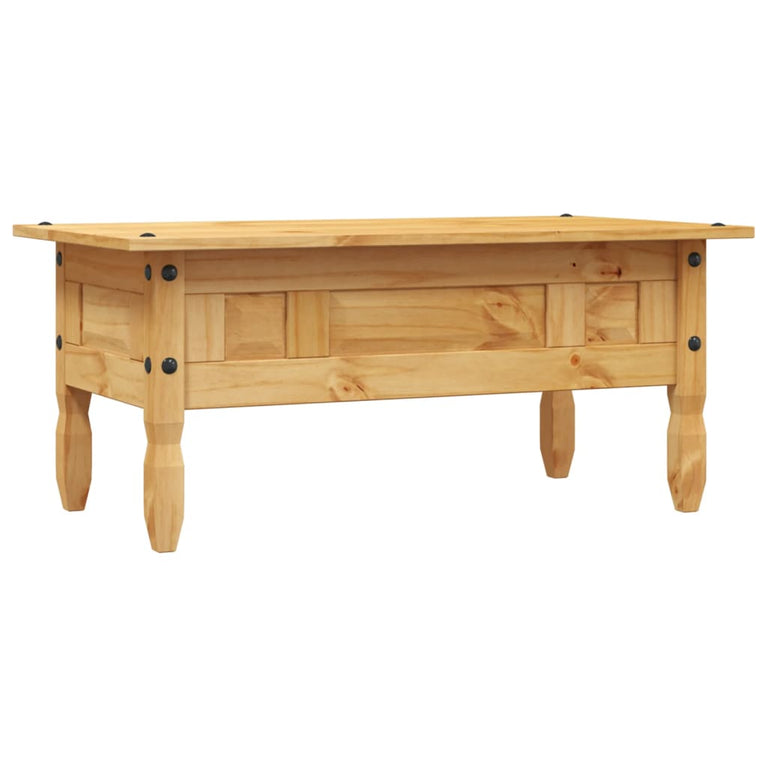 Salontafel Mexicaans grenenhout Corona-stijl 100x60x45 cm MeubelReus