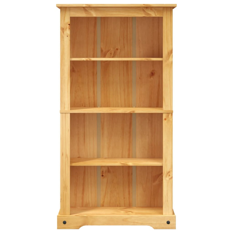 Boekenkast grenenhout met 4 planken Corona-stijl 81x29x150 cm MeubelReus