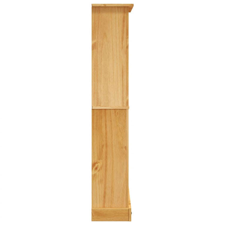 Boekenkast grenenhout met 4 planken Corona-stijl 81x29x150 cm MeubelReus