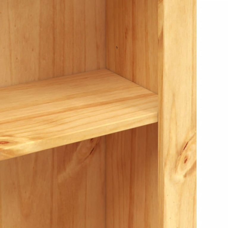 Boekenkast grenenhout met 4 planken Corona-stijl 81x29x150 cm MeubelReus