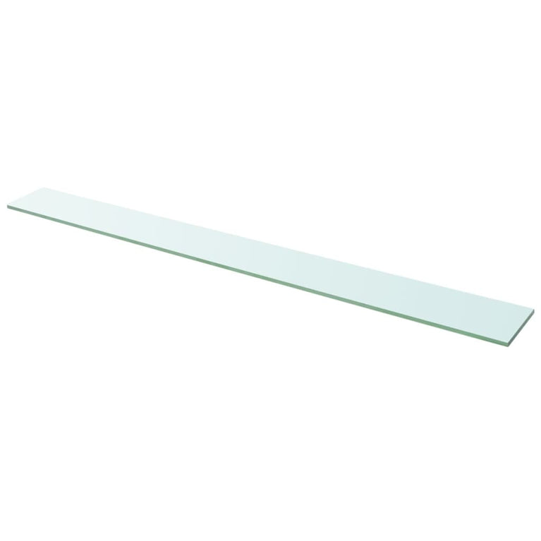 Wandschap transparant 110x12 cm glas MeubelReus