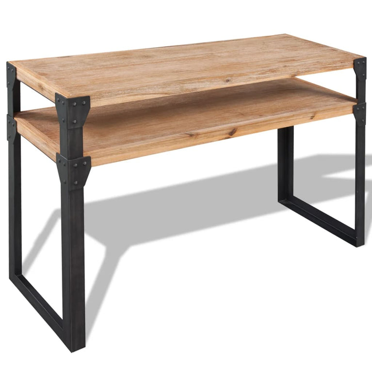 Wandtafel 120x40x85 cm massief acaciahout MeubelReus