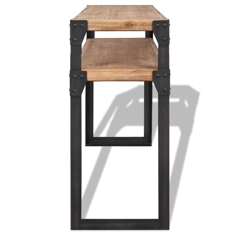 Wandtafel 120x40x85 cm massief acaciahout MeubelReus