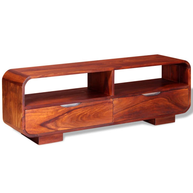 Tv-meubel 116x30x40 cm massief sheeshamhout MeubelReus