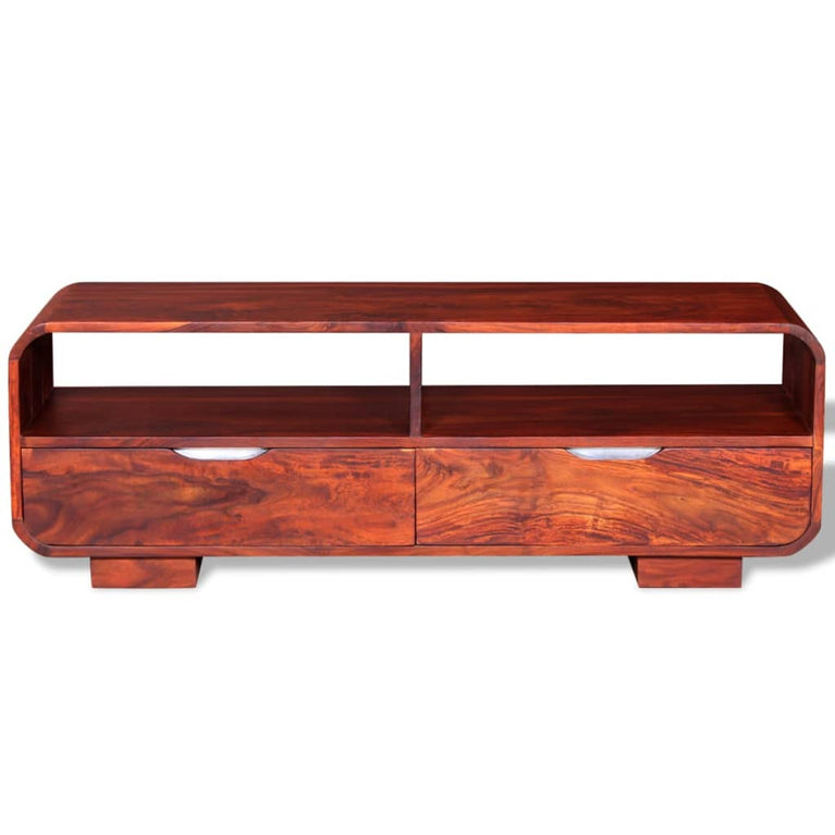 Tv-meubel 116x30x40 cm massief sheeshamhout MeubelReus