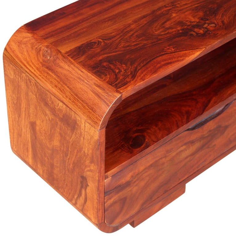 Tv-meubel 116x30x40 cm massief sheeshamhout MeubelReus