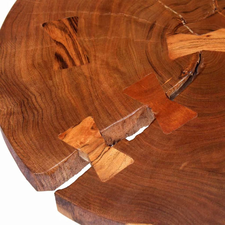 Salontafel boomstam (55-60)x40 cm massief acaciahout MeubelReus