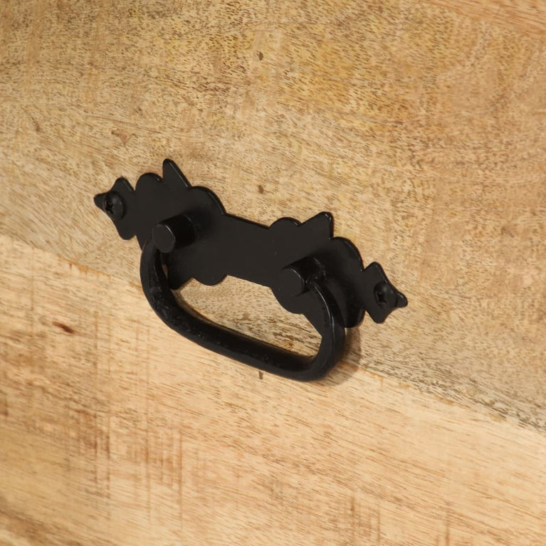 Salontafel 70x70x40 cm ruw mangohout MeubelReus