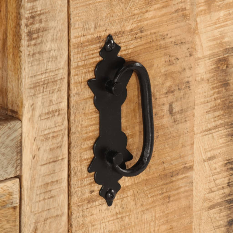 Tv-meubel 110x30x50 cm ruw mangohout MeubelReus