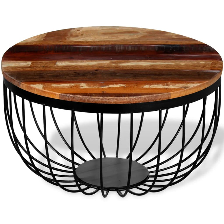 Salontafel massief gerecycled hout MeubelReus