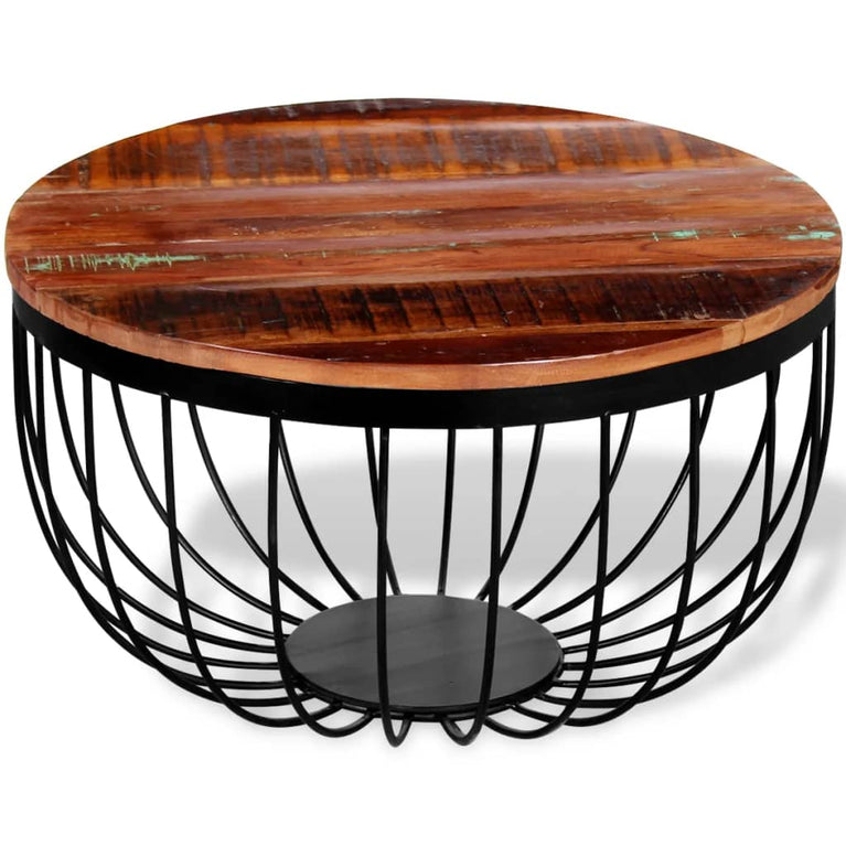 Salontafel massief gerecycled hout MeubelReus
