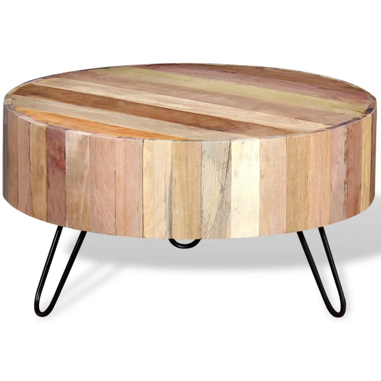 Salontafel massief gerecycled hout MeubelReus