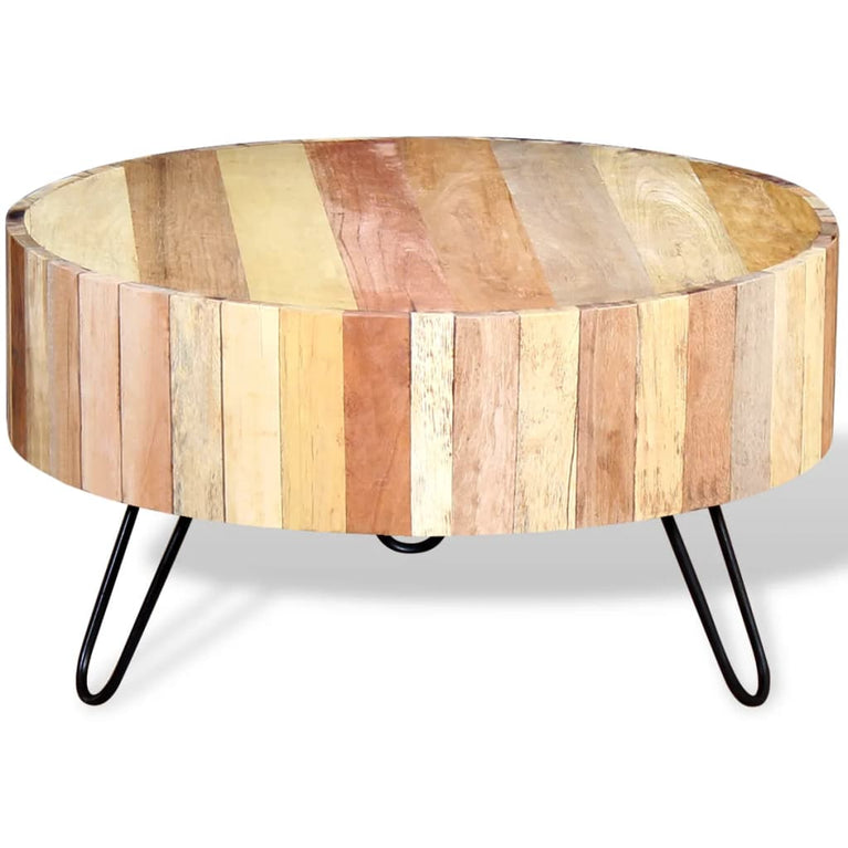 Salontafel massief gerecycled hout MeubelReus