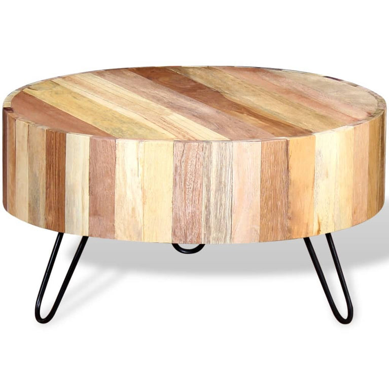 Salontafel massief gerecycled hout MeubelReus