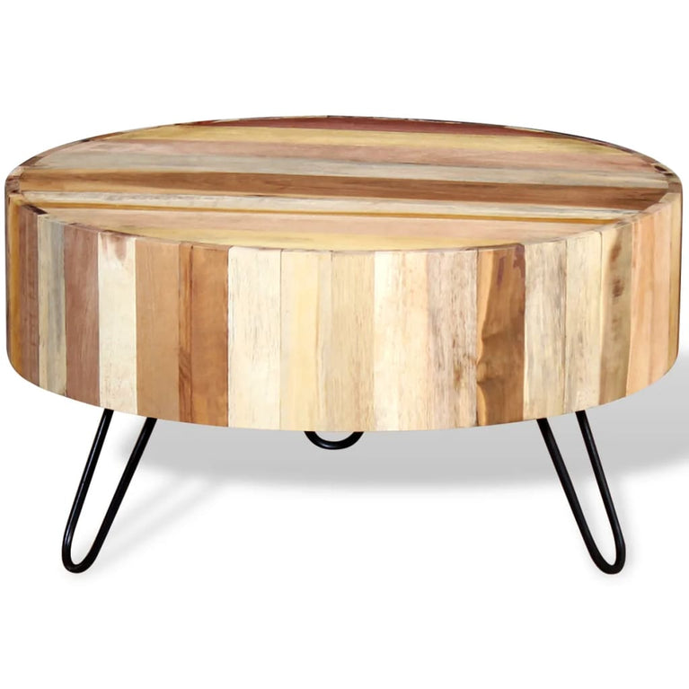Salontafel massief gerecycled hout MeubelReus