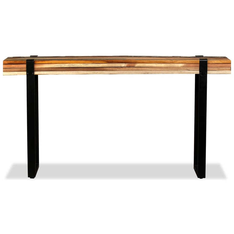 Wandtafel verstelbaar massief gerecycled hout MeubelReus