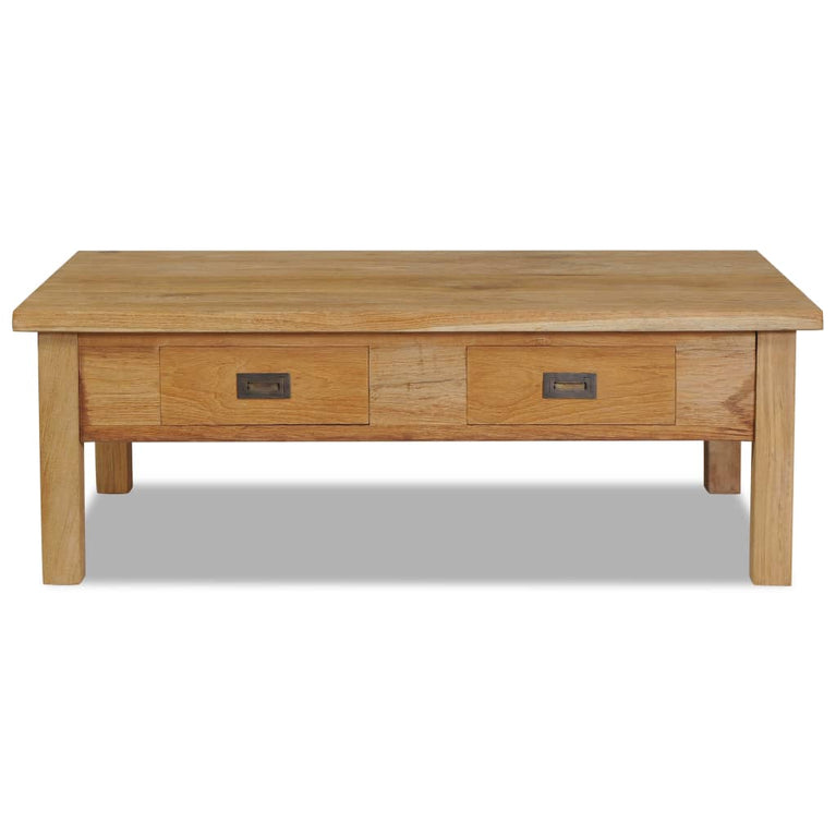 Salontafel massief teakhout 100x60x35 cm MeubelReus