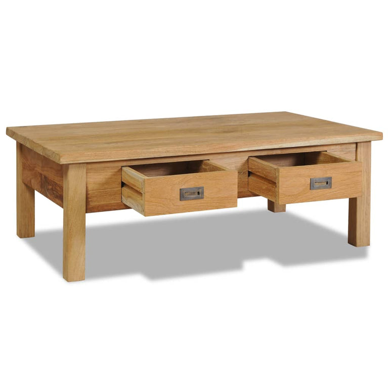 Salontafel massief teakhout 100x60x35 cm MeubelReus