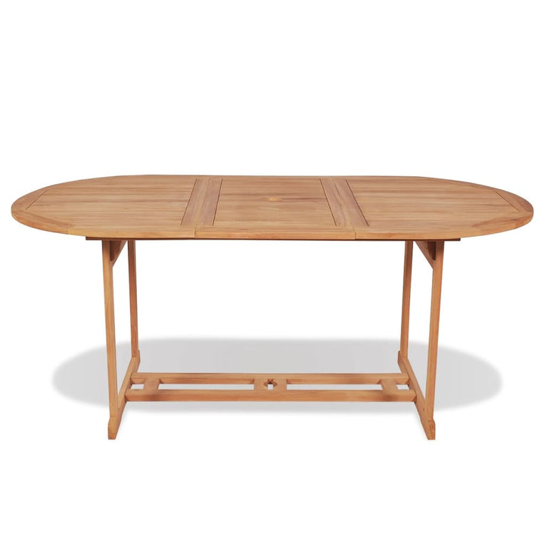 Tuintafel 180x90x75 cm massief teakhout MeubelReus
