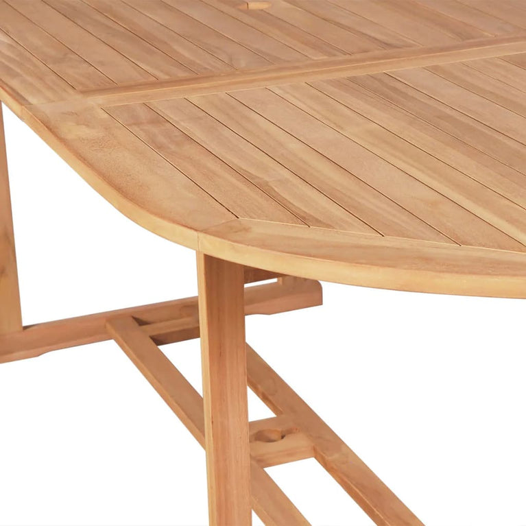 Tuintafel 180x90x75 cm massief teakhout MeubelReus