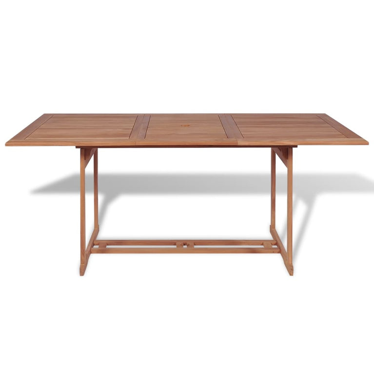 Tuintafel 180x90x75 cm massief teakhout MeubelReus
