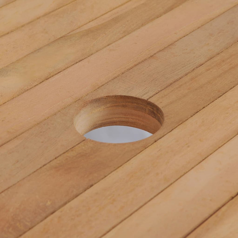 Tuintafel 180x90x75 cm massief teakhout MeubelReus