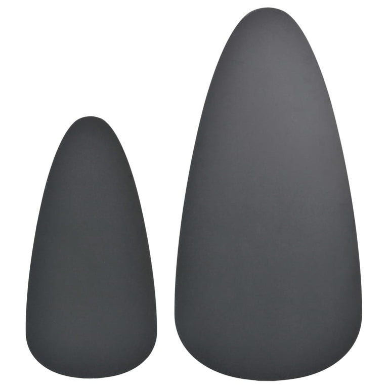 2-delige Salontafelset massief grenenhout zwart MeubelReus