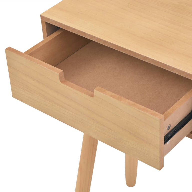 Wandtafel 80x30x72 cm massief grenenhout bruin MeubelReus