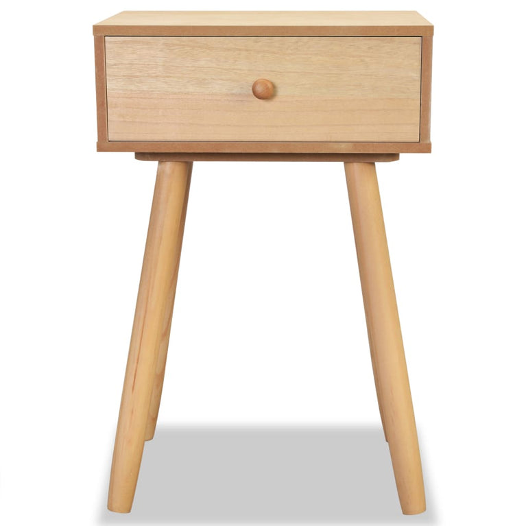 Nachtkastjes 2 st 40x30x61 cm massief grenenhout bruin MeubelReus