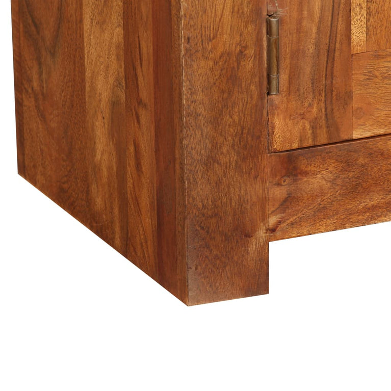 Tv-meubel 120x30x40 cm massief hout met honingafwerking MeubelReus