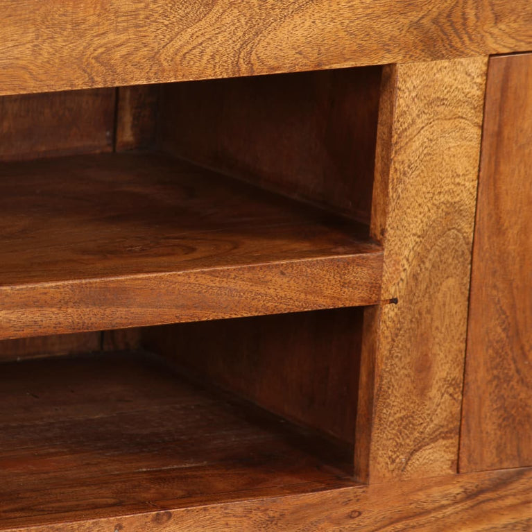 Tv-meubel 120x30x40 cm massief hout met honingafwerking MeubelReus