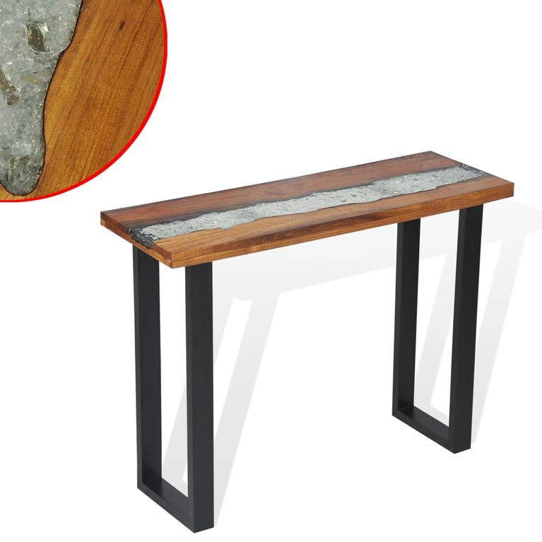 Wandtafel 100x35x75 cm teakhout MeubelReus