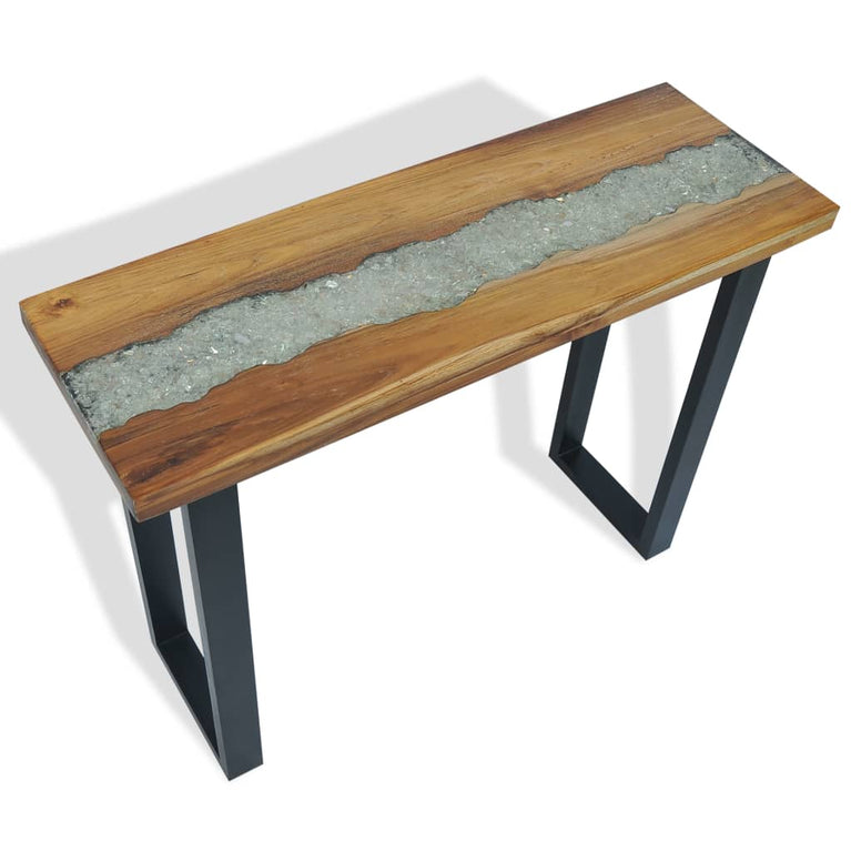 Wandtafel 100x35x75 cm teakhout MeubelReus