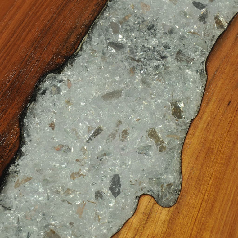 Wandtafel 100x35x75 cm teakhout MeubelReus