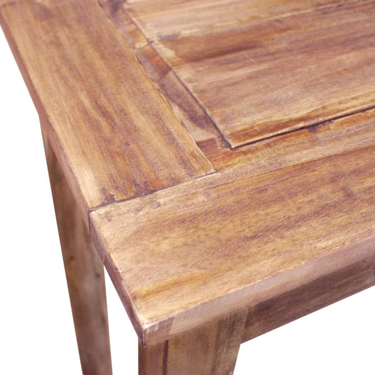 Wandtafel 123x42x75 cm massief gerecycled hout MeubelReus